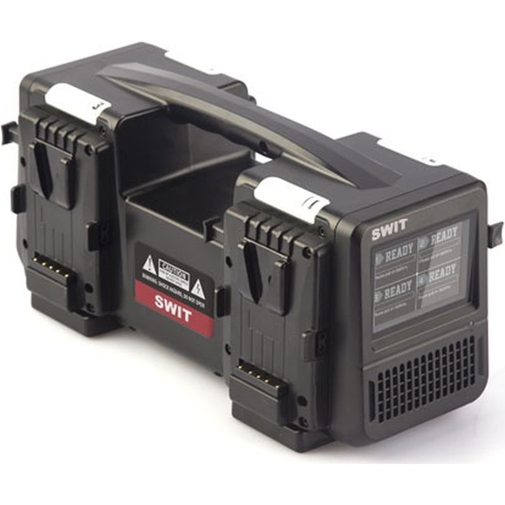 SWIT PC-P461S 4ch x max 6A Top Fast Simultaneous 14V/28V Charger, V-Mount