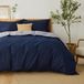 Ensemble de literie, 260x240 cm, bleu-gris, composé de : 1 housse de couette + 1 taie d'oreiller