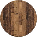 vidaXL Tafelblad - Ø 40 x 1,5 cm - Rond - Bewerkt hout - Oud hout