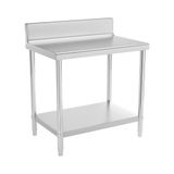 Royal Catering Roestvrij stalen werktafel - 90 x 60 cm - 210 kg laadvermogen