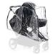 Hauck Housse de pluie - Housse de pluie (Turbo Duo/Roadster Duo SL/SLX) - transparent