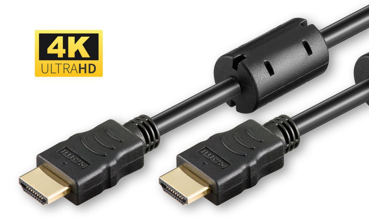 MicroConnect HDMI Kabel - 5m - Zwart - 3D - 1.4