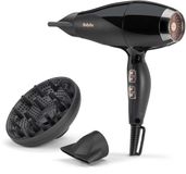 BaByliss Power Pro 2300 Föhn - 2 blaasmonden + diffuser - 122 km/u - Zwart