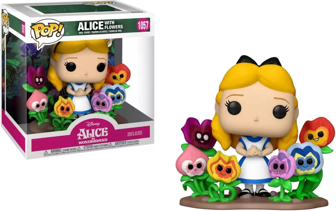 Funko 55733 POP Deluxe: Alice 70th– Alice w/Flowers