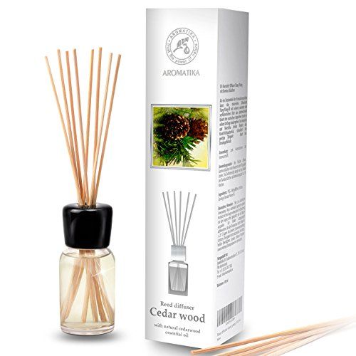 AROMATIKA trust the power of nature AROMATIKA Diffuser Cederhout 100ml met 8 Rotansticks