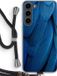Case Company® - Samsung Galaxy S23 Plus Hoesje met Koord - Pauw - Back Cover