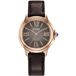 Citizen EM1163-09X Dameshorloge - Leer - Bruin - Ø 30 mm