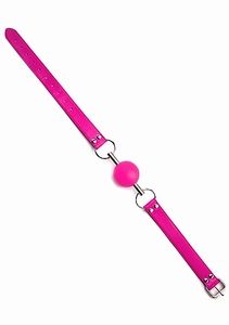 Ouch! Solid Ball Gag - Pink - 8714273951441