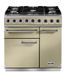 Falcon Deluxe 900 Range Cooker - Cream - Gas Hob - 5 Burners - Electric Ovens