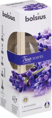 Bolsius Aromatic Geurstokjes 45ml LAVENDEL True Scents Bolsius Long lasting fragrance geurverspreider