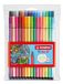 STABILO Pen 68 - Premium Filzstift - Etui mit 24 Standard- & 6 Neonfarben