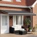 Maison Exclusive - Écran solaire électrique, 4,5 x 3,5 mètre, anthracite, 100% polyester