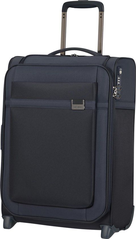 Samsonite Airea Upright 55cm Expandable Softside Carry-on Suitcase - Dark Blue