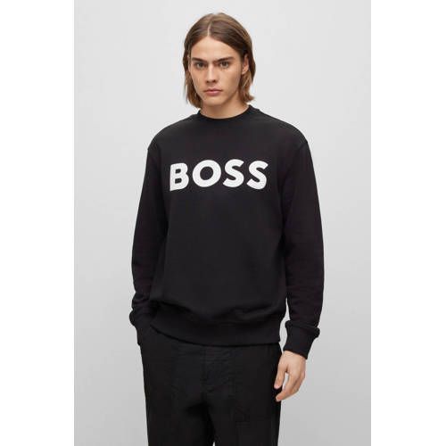 BOSS WeBasicCrew Logo Sweater - Black