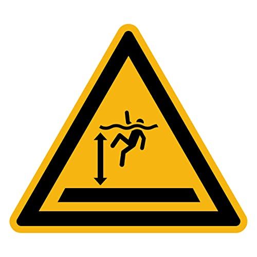 Ambiance Sticker Waarschuwingsstickers - Driehoekig - 10x10cm - ISO7010 - Gelamineerd - Water- en UV-bestendig