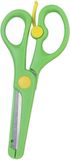 Fako Bijoux Kinderschaar Easy Open Stainless Steel Plastic Punt 13.5cm Groen