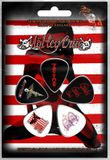 Rock Off Motley Crue Red, White & Crue Plectrum - Set van 5 - Multicolours
