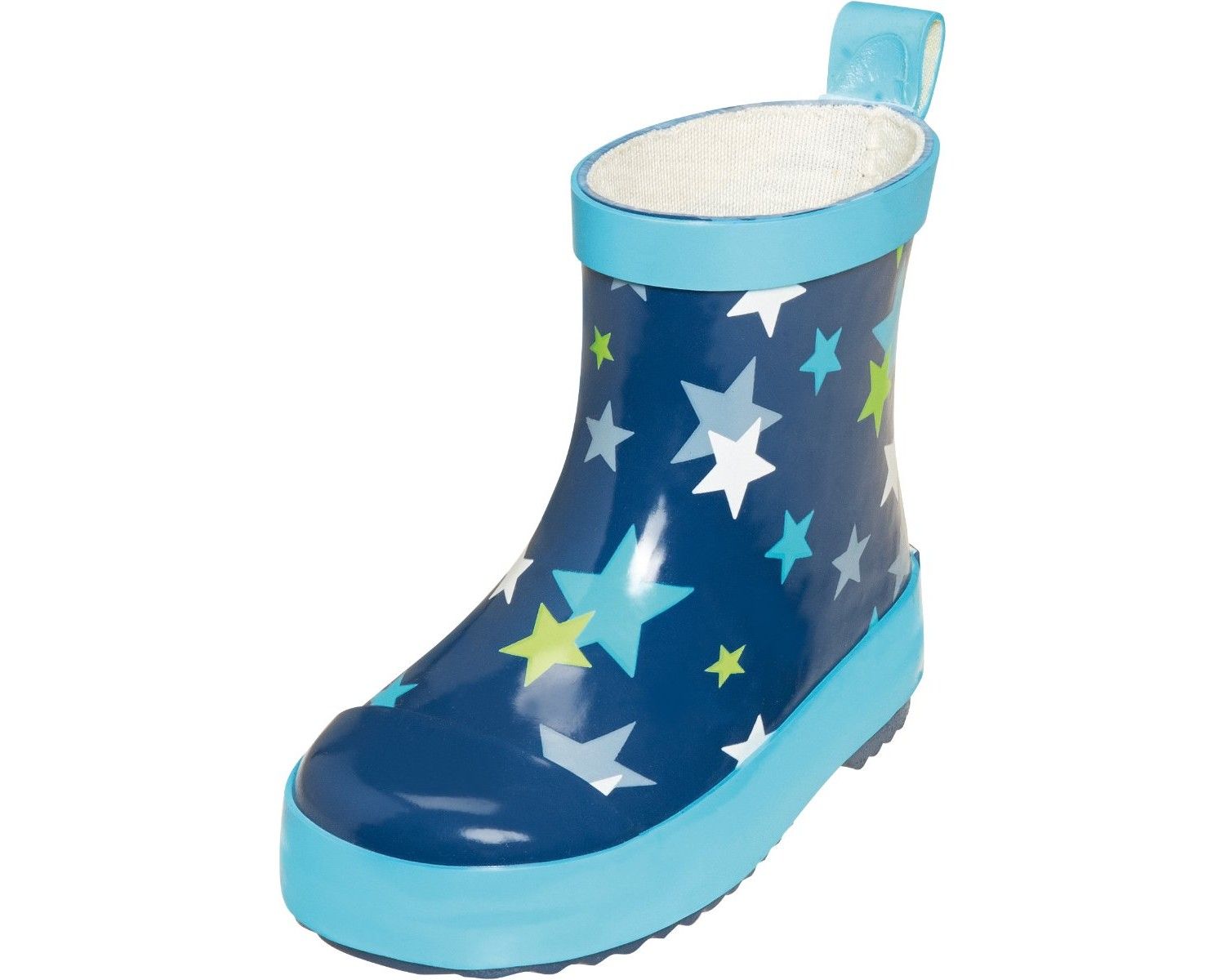 Playshoes 180368-7/19 - Kinderschoenen - Blauw/Groen/Wit - Rubber