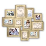 ZEP Talbot 11Q Multi Picture Frame Gold
