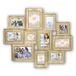 ZEP Talbot 11Q Multi Picture Frame Gold