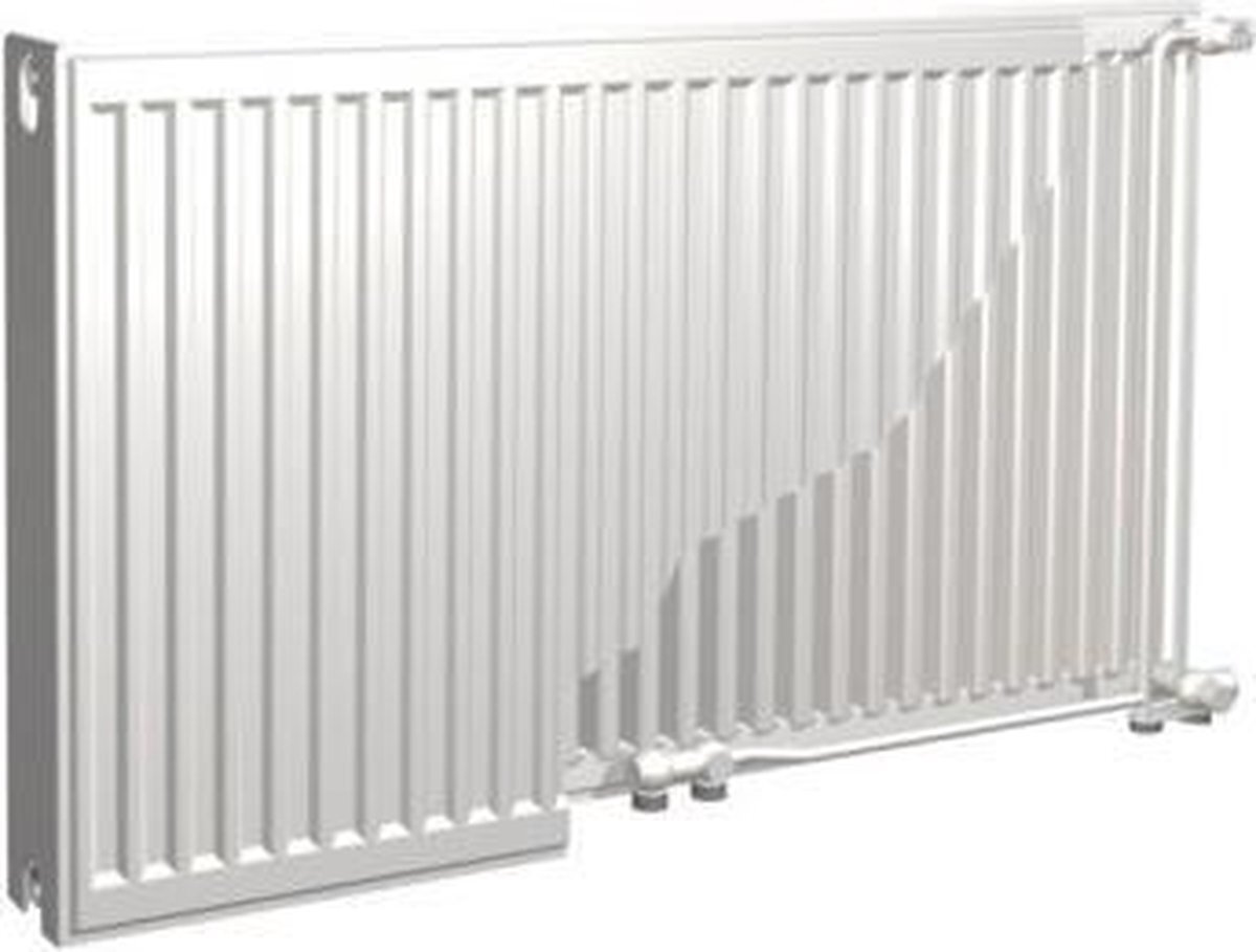 Nemo Spring Multicompact type 22 horizontale paneelradiator plaatstaal H 600 x L 1000 mm 1683 W wit RAL 9016