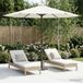 Maison Exclusive Parasol rectangulaire, 2,3 x 2,3 m, polyester, crème
