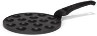 Patisse Poffertjespan Basic - ø 25 cm - 16 poffertjes - Zwart