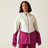 Regatta Jas Wandelen Dames Waterproof Crèmewit Polyester Lange Mouw Maat 42