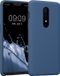 kwmobile telefoonhoesje geschikt voor OnePlus 6 - Hoesje met siliconen coating - Smartphone case in marineblauw