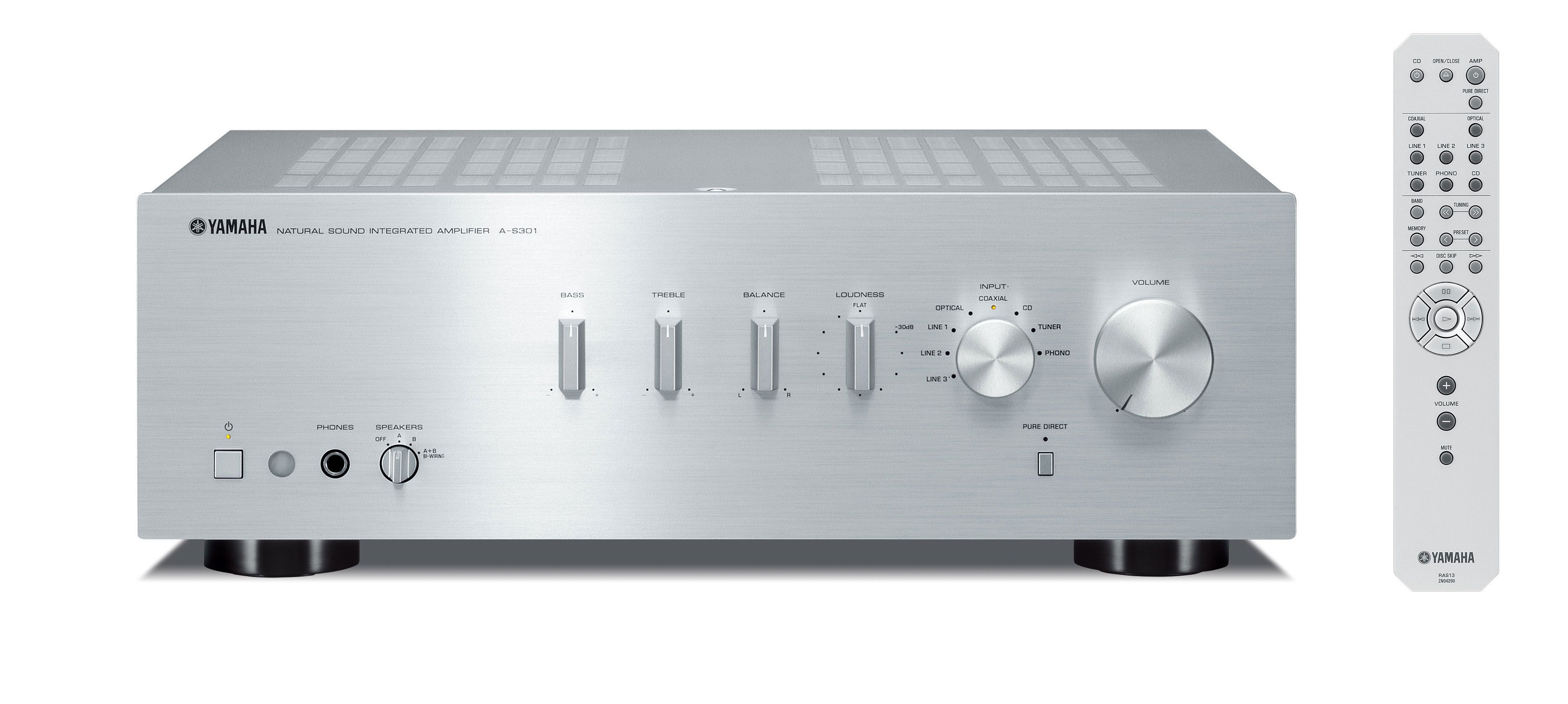 Yamaha A-S301 Stereo Amplifier - Silver