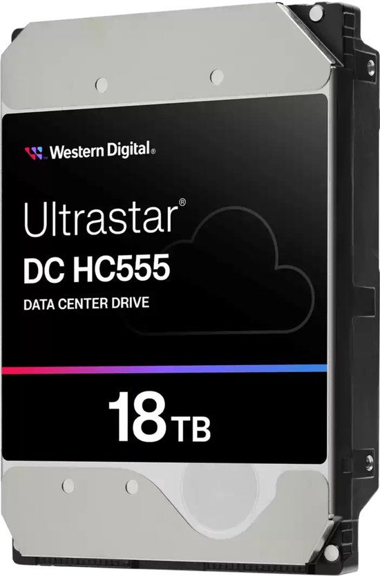 Western Digital Ultrastar DC HC555 interne harde schijf 18 TB 7200 RPM 512 MB 3.5" SATA III