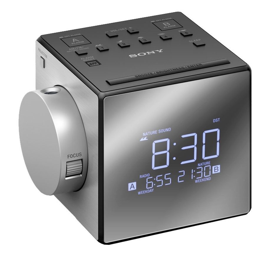 Sony ICF-C1PJ - FM Clock Radio - Silver