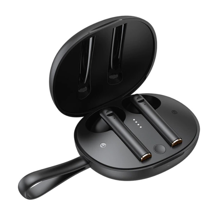BASEUS W05 Draadloze Oortjes - Qi Draadloos Opladen - True Touch Control TWS Bluetooth 5 0 Earphones Earbuds Oortelefoon Zwart