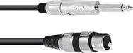 Omnitronic 3022516M XLR Adapterkabel [1x XLR-bus 3-polig - 1x Jackplug male 6,3 mm (mono)] 2.00 m Zwart