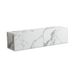 WOHNLING TV-meubel Hangend 120x30x30 cm Wit Marmerlook met Klepdeuren
