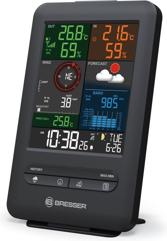 Bresser Weerstation - Basisstation - Compatibel met 7002525