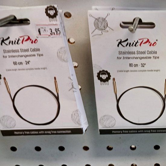 KnitPro Verwisselbare Breikabels - Fixed, Lengte-120 cm