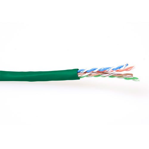 ACT CAT6 U/UTP PVC soepel patch kabel - 100m - Groen