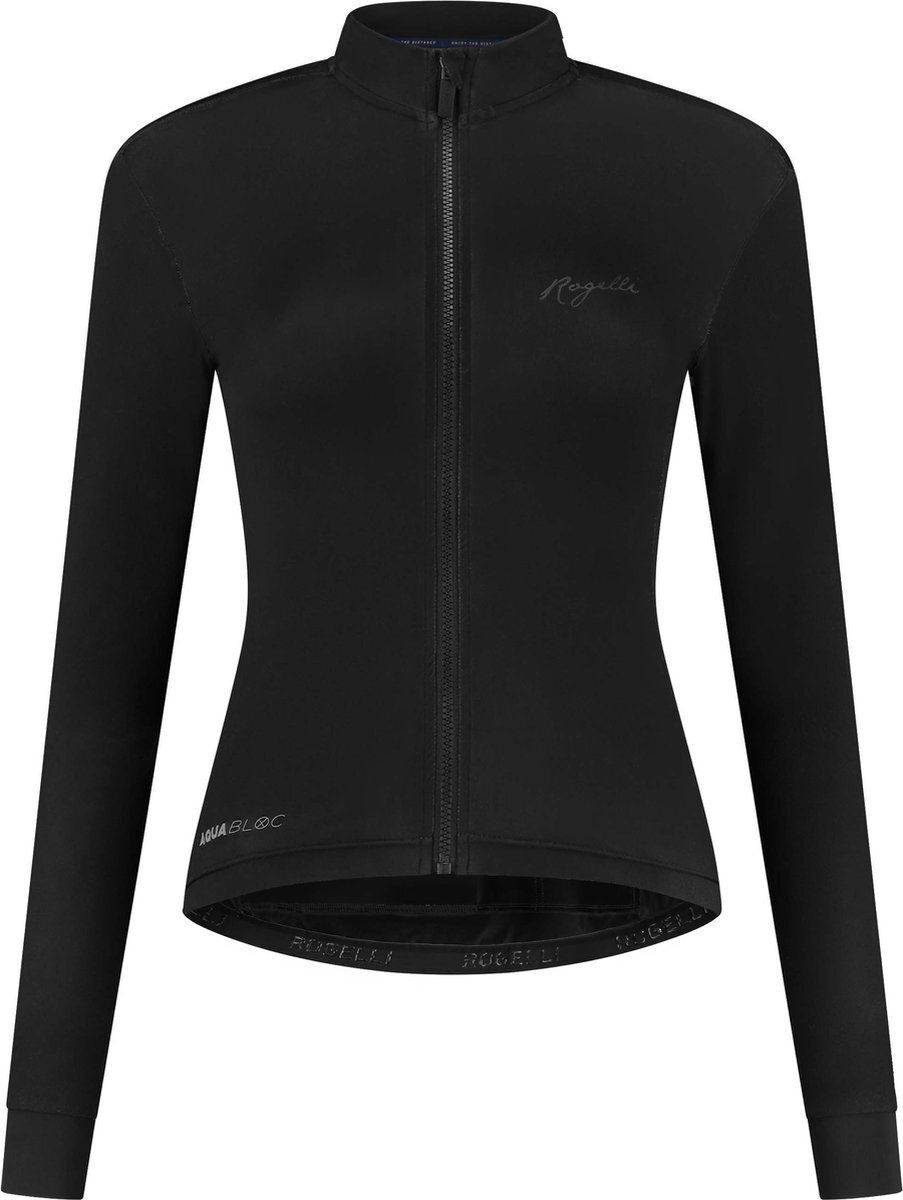 Rogelli Distance Fietsshirt Lange Mouw Dames Zwart - Maat M