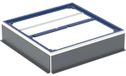 Geberit Duofix installatieframe voor douchebakken tot 100 cm