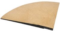 IVOL BEACH Hoekstuk rubber rand sportvloer - 25x25 cm - 20 mm