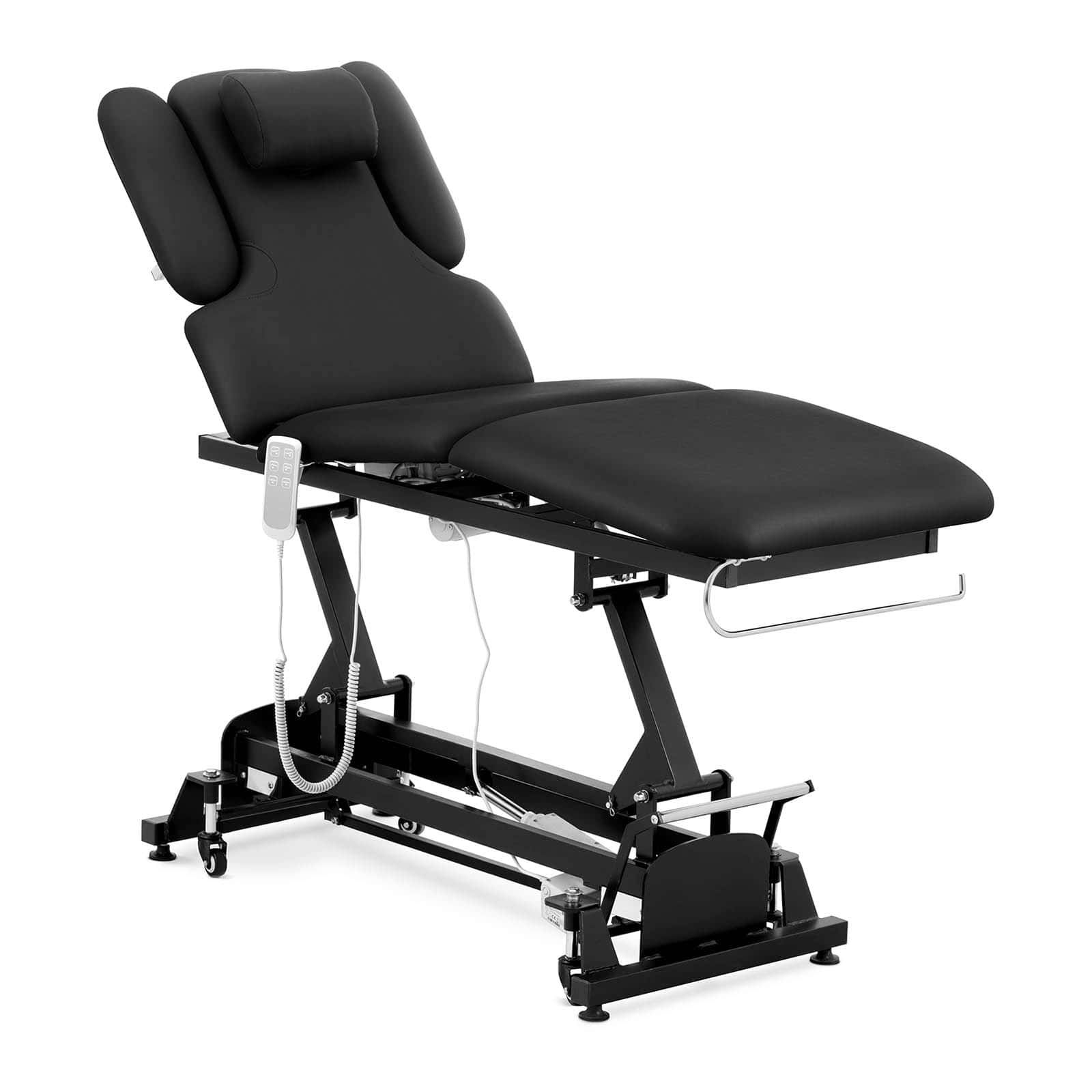 Massagetafel - 3 motoren - 250 kg - zwart