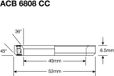 ACB Enduro ACB 6808 CC SS - 440c Stainless (Angular Contact) - 40x52x6,5 (36x45°)