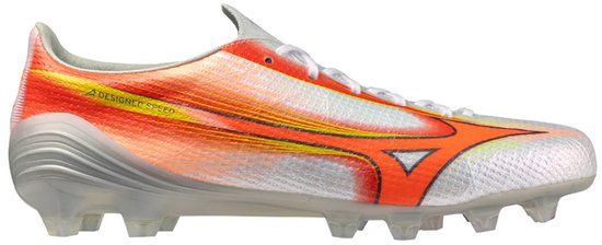 Mizuno α Iii Elite Ag Voetbalschoenen Wit, Oranje EU 40 1/2