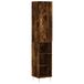 vidaXL Hoge kast, gerookt eikenfineer, 34,5 x 34 x 180 cm, houtvezelplaat