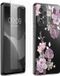 kwmobile telefoonhoesje geschikt voor Samsung Galaxy A53 5G hoes - Telefoonhoesje voor smartphone - Telefoon cover - Met glazen schermbeschermer - Bloesems en rozen design
