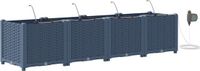 vidaXL Plantenbak Grijs 160 x 40 x 37,5 cm PP