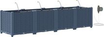 vidaXL Plantenbak Grijs 160 x 40 x 37,5 cm PP