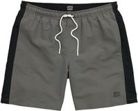 STHUGE - Heren - Zwembroek beachwear elastische tailleband koord - Donkergrijs - Maat 8XL