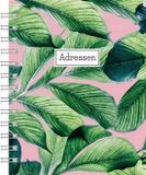 Hallmark Botanical Adresboek 13 x 18 cm rose groen